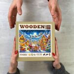 ⁦מסע שמח של סנטה - פאזל עץ 1000 חלקים⁩ – תמונה ⁦4⁩