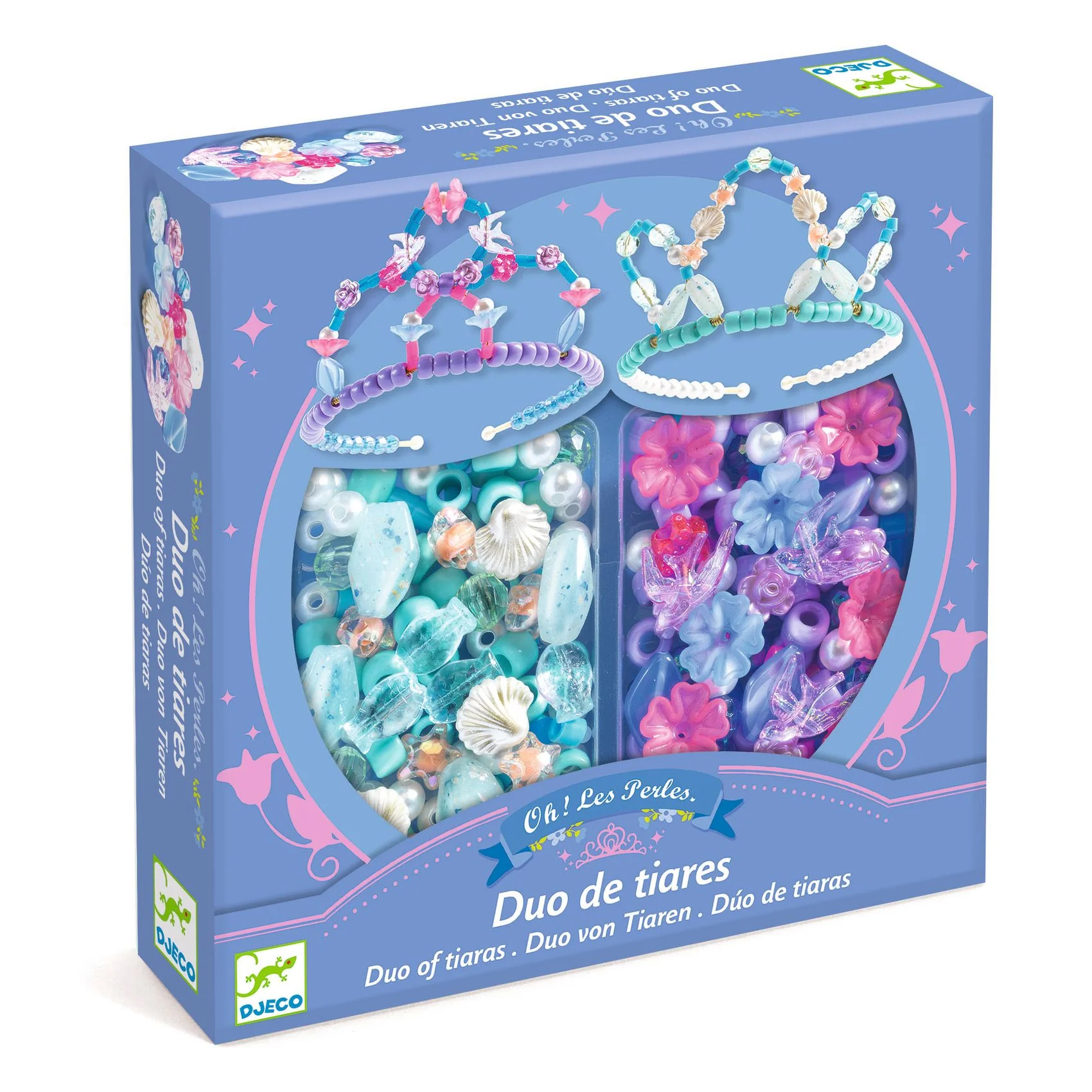 DJ00038-B3D-RVB_2000x יצירה - כתרים בחרוזים Djeco – תמונה 1