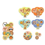 ⁦ערכת משחקים 5 באחד - בסוואנה Djeco⁩ – תמונה ⁦6⁩