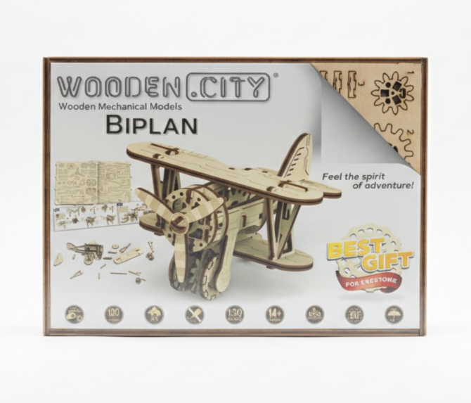 Gemini_Generated_Image_muwns6muwns6muwn (1) פאזל עץ תלת ממדי - מטוס – תמונה 1