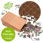 ⁦נשר צבעוני – פאזל עץ 250 חלקים⁩ – תמונה ⁦2⁩