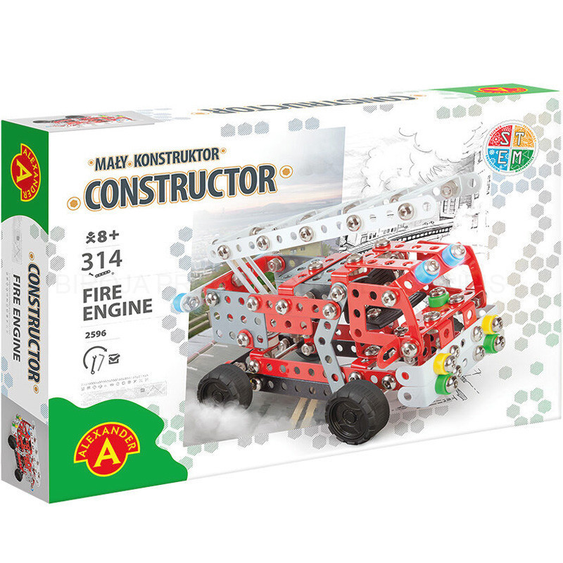 constructor-fire-engine-alexander מהנדס צעיר קונסטרוקטור - ערכת הרכבה כיבוי אש – תמונה 1