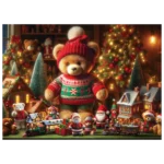 ⁦דובי חג המולד | פאזל עץ 1000 חלקים⁩ – תמונה ⁦4⁩