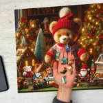 ⁦דובי חג המולד | פאזל עץ 1000 חלקים⁩ – תמונה ⁦2⁩