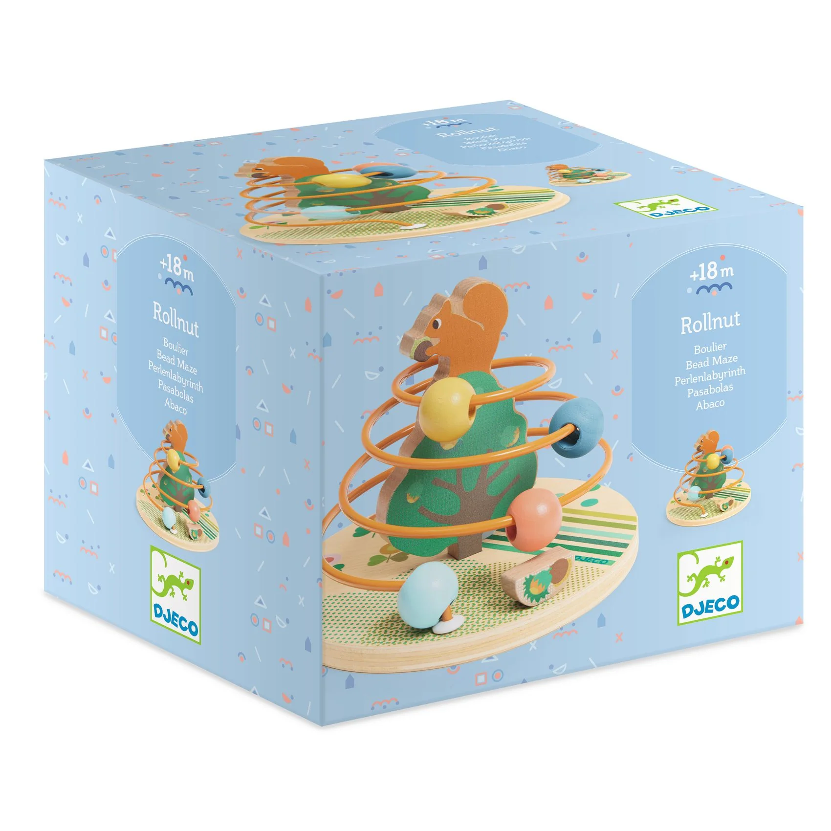 ١ בייבי - מבוך הסנאי והאגוז Djeco – תמונה 1