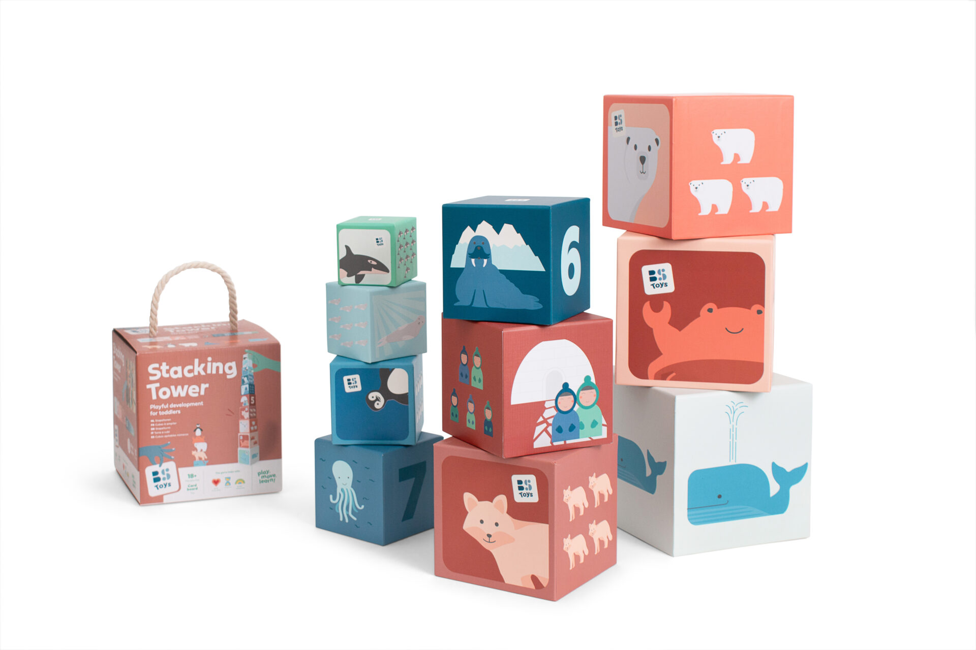 ga491_pack12 מגדל קוביות מספרים וחיות – תמונה 1