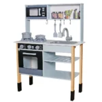 ⁦מטבח עץ לילדים דגם רון – עם אורות, צלילים ואביזרים⁩ – תמונה ⁦3⁩