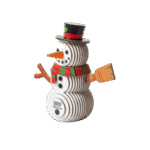 ⁦הרכבה/הדבקה דמויות חג המולד 3D – Smowan⁩ – תמונה ⁦4⁩