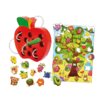 ⁦עץ התפוחים – משחק כפול עם פאזל והשחלות Lisciani⁩ – תמונה ⁦2⁩