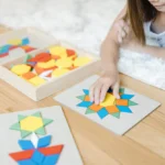 ⁦לוח צורות גאומטריות מעץ – Melissa & Doug⁩ – תמונה ⁦5⁩