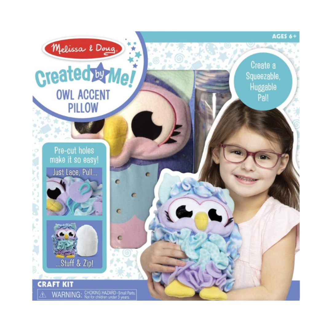 3 ערכת יצירה לכרית ינשוף – Melissa & Doug – תמונה 1