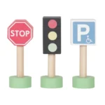 ⁦סט מכוניות עץ מגנטיות לפעוטות⁩ – תמונה ⁦4⁩