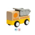 ⁦משאית עץ לתינוקות עם אורות וצלילים – WOODY⁩ – תמונה ⁦2⁩