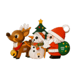 ⁦הרכבה/הדבקה דמויות חג המולד 3D – Smowan⁩ – תמונה ⁦2⁩