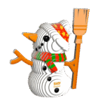 ⁦הרכבה/הדבקה דמויות חג המולד 3D – Smowan⁩ – תמונה ⁦3⁩