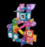 ⁦מסלולים מגנטים 110 חלקים כולל 4 כדורים ( 2 כדורי LED זוהרים)⁩ – תמונה ⁦12⁩