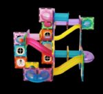 ⁦מסלולים מגנטים 110 חלקים כולל 4 כדורים ( 2 כדורי LED זוהרים)⁩ – תמונה ⁦11⁩