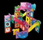 ⁦מסלולים מגנטים 110 חלקים כולל 4 כדורים ( 2 כדורי LED זוהרים)⁩ – תמונה ⁦10⁩