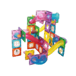 ⁦מסלולים מגנטים 110 חלקים כולל 4 כדורים ( 2 כדורי LED זוהרים)⁩ – תמונה ⁦2⁩