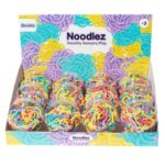 Noodlez – משחק סנסורי נודלס – קופסה אחת עגולה 50 גרם – מיקס צבעים