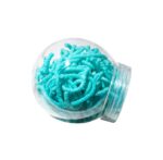 ⁦Noodlez – משחק סנסורי נודלס – קופסה אחת עגולה 50 גרם – אדום/ סגול/ צהוב/ טורקיז⁩ – תמונה ⁦3⁩