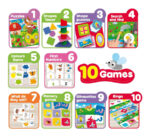 ⁦אוסף משחקים חינוכיים לתינוק – מארז 10 משחקים | Lisciani⁩ – תמונה ⁦2⁩