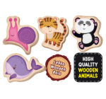 ⁦פאזל חיות מעץ – פאזל מונטסורי | Lisciani⁩ – תמונה ⁦3⁩