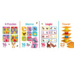 ⁦ערכת משחקי התפתחות 4 ב-1 – חיות | Lisciani⁩ – תמונה ⁦3⁩