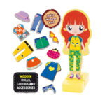 ⁦ארון הבגדים משחק הלבשה מגנטי מעץ | Lisciani⁩ – תמונה ⁦3⁩