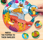 ⁦פאזל הרכבה והתאמה – משפחת החיות | Lisciani⁩ – תמונה ⁦4⁩