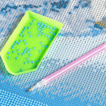 ⁦ערכת שיבוץ אבנים ינשוף 5D עם מסגרת 18/18⁩ – תמונה ⁦2⁩