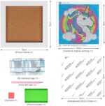 ⁦ערכת שיבוץ אבנים חד קרן 5D עם מסגרת 18/18⁩ – תמונה ⁦6⁩