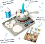 ⁦סט משחק כיריים Simmer & Stir עם אפקט מים משנה צבע | Melissa & Doug⁩ – תמונה ⁦2⁩
