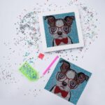 ⁦ערכת שיבוץ אבנים כלב 5D עם מסגרת 18/18⁩ – תמונה ⁦5⁩