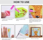 ⁦ערכת שיבוץ אבנים אייל 5D עם מסגרת 18/18⁩ – תמונה ⁦7⁩