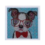 ⁦ערכת שיבוץ אבנים כלב 5D עם מסגרת 18/18⁩ – תמונה ⁦2⁩