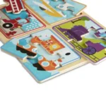 ⁦פאזל עץ כלי תחבורה | Melissa & Doug⁩ – תמונה ⁦2⁩