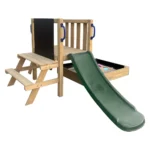 ⁦מגדל פעילות – כולל מגלשה, ארגז חול, שולחן פיקניק ולוח ציור⁩ – תמונה ⁦5⁩