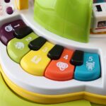 ⁦שולחן התפתחות רב-תכליתי לפעוטות: מפתח מוטוריקה עדינה עם רכבת, צלילים ואפקטים של אור⁩ – תמונה ⁦2⁩