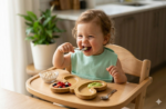 ⁦צלחת במבוק מעוצבת בלי וואקום – דגם פרפר⁩ – תמונה ⁦2⁩