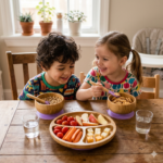 ⁦קערת במבוק וואקום עם כפית - צבע צהוב⁩ – תמונה ⁦7⁩