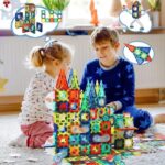 ⁦ערכת מגנטים 168 חלקים – מסלול גולות מגנטי תלת-ממד ומשחק הרכבה⁩ – תמונה ⁦2⁩