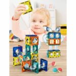 ⁦ערכת מגנטים 168 חלקים – מסלול גולות מגנטי תלת-ממד ומשחק הרכבה⁩ – תמונה ⁦5⁩