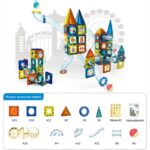 ⁦ערכת מגנטים 139 חלקים – מסלול גולות מגנטי תלת-ממד ומשחק הרכבה⁩ – תמונה ⁦3⁩