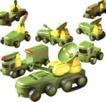 ⁦Magnetix Trucks – רכבי צבא מגנטיים מודולאריים – ערכת 31 חלקים⁩ – תמונה ⁦2⁩