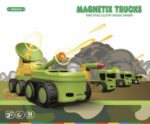 Magnetix Trucks – רכבי צבא מגנטיים מודולאריים – ערכת 31 חלקים