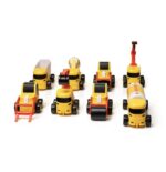 ⁦Magnetix Trucks – משאיות עבודה מגנטיות מודולאריות – ערכת 52 חלקים⁩ – תמונה ⁦7⁩