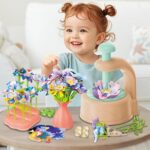 ⁦ערכת יצירה ועיצוב זרי פרחים מבד – כולל מכשיר הטבעה ואגרטל מעוצב⁩ – תמונה ⁦8⁩
