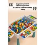 ⁦שולחן פעילות והרכבה ענק – פארק שעשועים, 328 חלקים וזוג כיסאות שפן⁩ – תמונה ⁦2⁩
